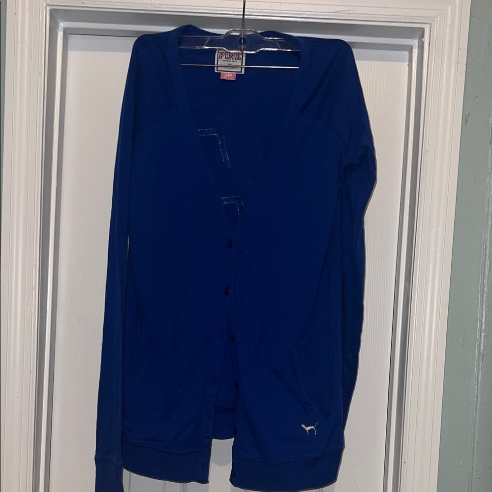 PINK Victoria's Secret Blue Cardigan